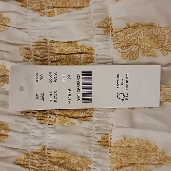 NWT - J.‎ CREW RUFFLED SKIRT (sz 2X) - Picture 5 of 5